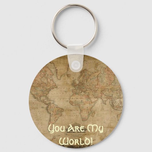 Antiek kaartreeks sleutelhanger (Voorkant)