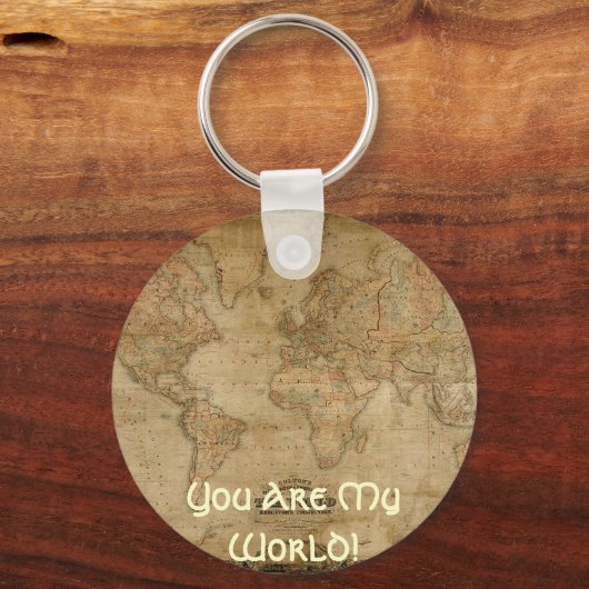 Antiek kaartreeks sleutelhanger (Voorkant)