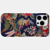 Antiek Kaketoe Papegaai met Bloemen Case-Mate iPhone Case (Achterkant (horizontaal))