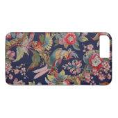 Antiek Kaketoe Papegaai met Bloemen Case-Mate iPhone Case (Achterkant (Horizontaal))