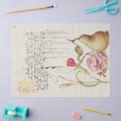 Antiek kalligrafie en tekening tissuepapier (Craft)