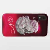 ANTIEK KAMMEO, MEERDAME NACHT MET OWL MONOGRAM Case-Mate iPhone CASE (Achterkant (horizontaal))