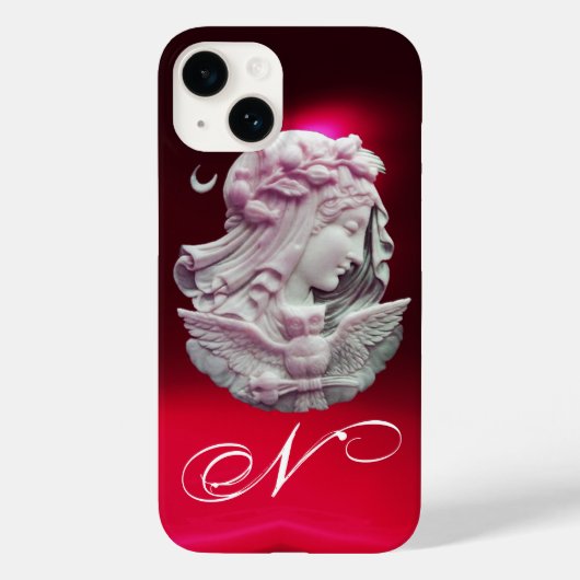ANTIEK KAMMEO, MEERDAME NACHT MET OWL MONOGRAM Case-Mate iPhone CASE (Achterkant)