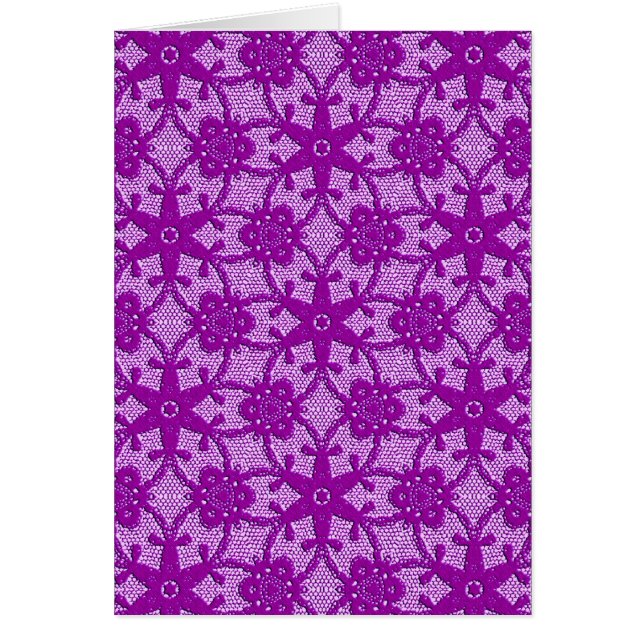 Antiek kant - amethyst paars (Voorkant)