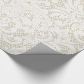 Antiek kant cadeaupapier (Hoek)