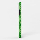 Antiek kant - emerald en kalkgroen Case-Mate iPhone case (Achterkant/rechts)