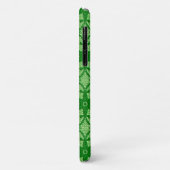Antiek kant - emerald en kalkgroen Case-Mate iPhone case (Achterkant/links)