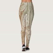 Antiek kant leggings (Achterkant)