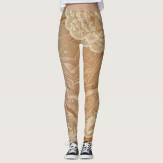 Antiek kant leggings