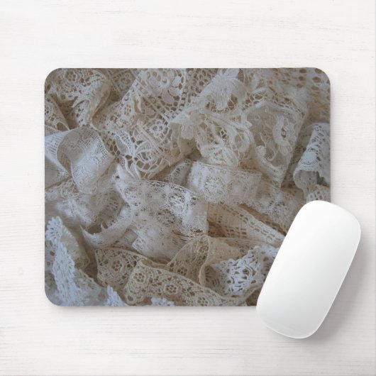 Antiek kant muismat (Met muis)