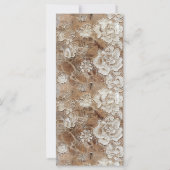 Antiek kant ontwerp Bladwijzer (Achterkant)