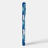 Antiek kant - saffier en bleek blauw Case-Mate iPhone case (Achterkant / Rechts)