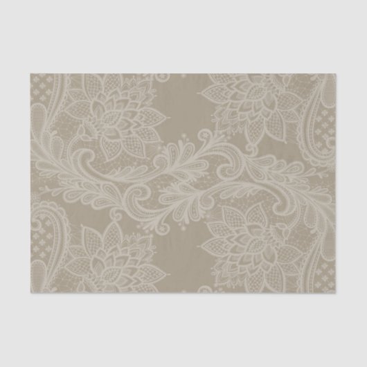 Antiek kant tissuepapier (Voorkant)