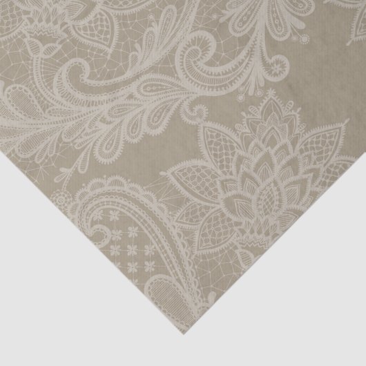 Antiek kant tissuepapier (Detail)