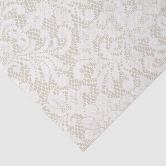Antiek kant tissuepapier (Detail)
