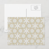 Antiek kant - wit en beige briefkaart (Voorkant / Achterkant)