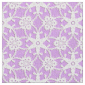Antiek kant — wit en lavender stof (Close Up)