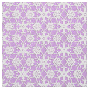 Antiek kant — wit en lavender stof