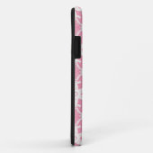 Antiek kant - wit en roos roze Case-Mate iPhone case (Achterkant/rechts)