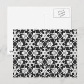Antiek kant - wit en zwart briefkaart (Voorkant / Achterkant)