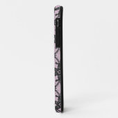 Antiek kant - zwart en ijsroze Case-Mate iPhone case (Achterkant/links)