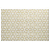 Antiek kantdruk - wit en beige stof (Fat Quarter)