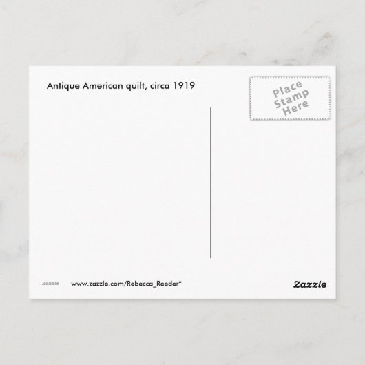 Antiek kantelen briefkaart (Achterkant)