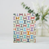 Antiek kantelen briefkaart (Staand voorkant)