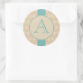 Antiek kanten monogram Stickers (Tas)