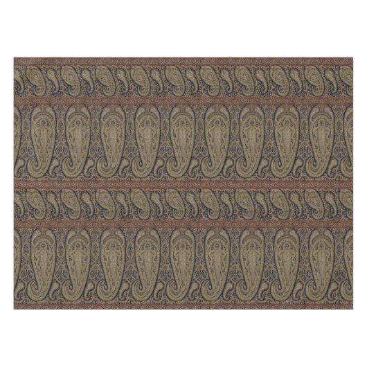 Antiek kasjmier ca. 1700 Palm Pattern Print Tafelkleed (Voorkant (Horizontaal))