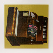 Antiek kassa, detailhandel legpuzzel (Horizontaal)