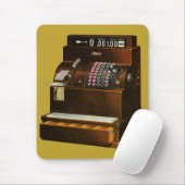 Antiek kassa, detailhandel muismat (Met muis)