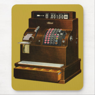 Antiek kassa,  detailhandel muismat