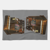 Antiek kassa,  detailhandel theedoek (Horizontaal)