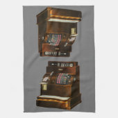 Antiek kassa,  detailhandel theedoek (Verticaal)