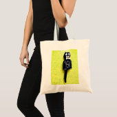 Antiek Kat Clock Bag Tote Bag (Voorkant (product))