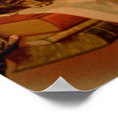 Antiek Kat Kittens & Books School Poster (Hoek)