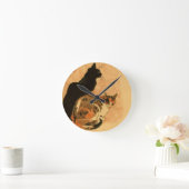  Antiek katten Theopolide Steinlen Dieren Ronde Klok (Huis)