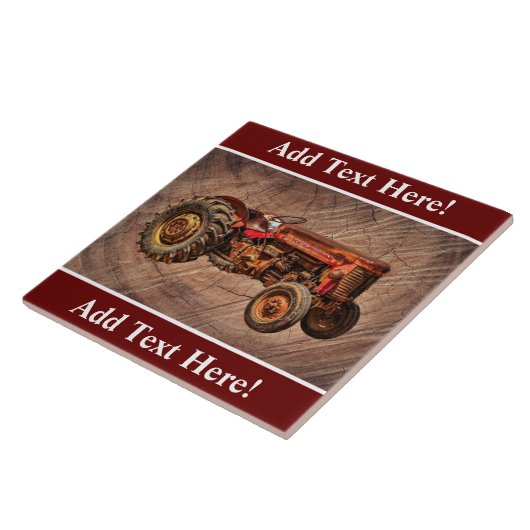 Antiek keramisch keramisch keramisch element tegeltje (Zijkant)