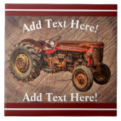 Antiek keramisch keramisch keramisch element tegeltje (Voorkant)