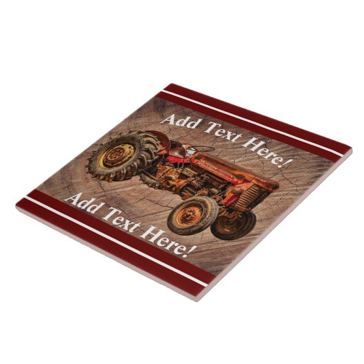 Antiek keramisch keramisch keramisch element tegeltje (Zijkant)