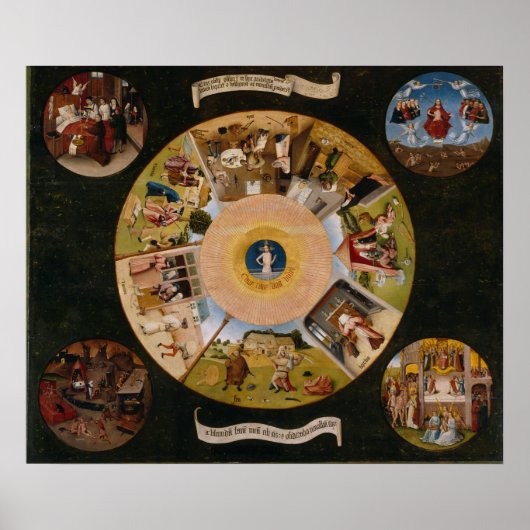 Antiek kerk Ceiling Mural Poster (Voorkant)