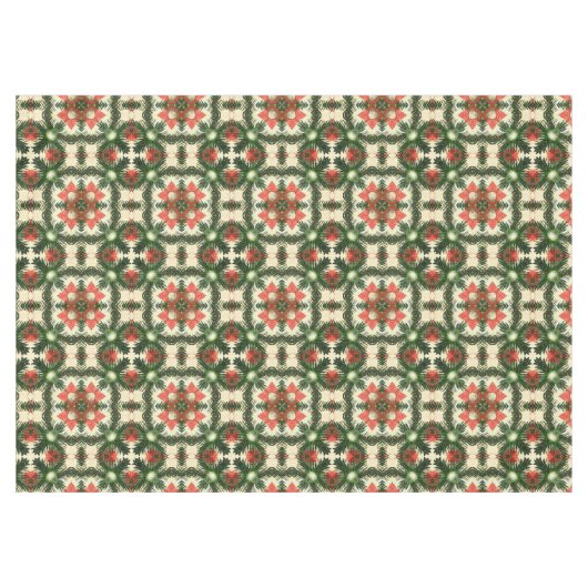 antiek kerst Gedekte Deel 20 Ephemera Tafelkleed (Voorkant (Horizontaal))