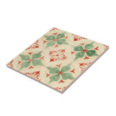 Antiek Kerst Tegel Tegeltje (Zijkant)