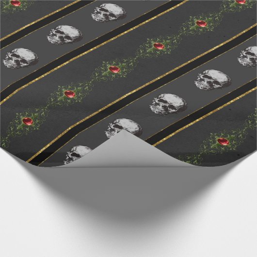 Antiek kerst voor de versiering van kunstwerken cadeaupapier (Hoek)