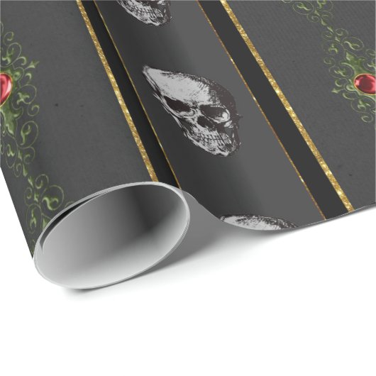 Antiek kerst voor de versiering van kunstwerken cadeaupapier (Rol Hoek)