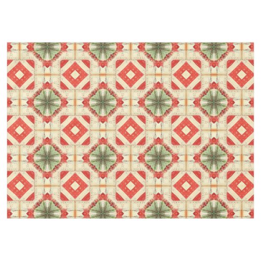 antiek kerstfeest Deel 12 Ephemera Tafelkleed (Voorkant (Horizontaal))