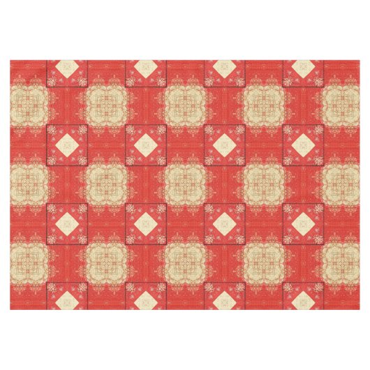 antiek kerstfeest Deel 18 Ephemera Tafelkleed (Voorkant (Horizontaal))