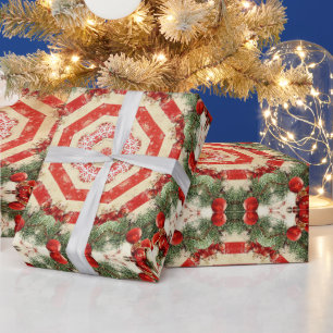 antiek kerstfeest Deel 1 Ephemera Cadeaupapier