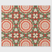 antiek kerstfeest Deel 1 Ephemera Cadeaupapier (Vlak)